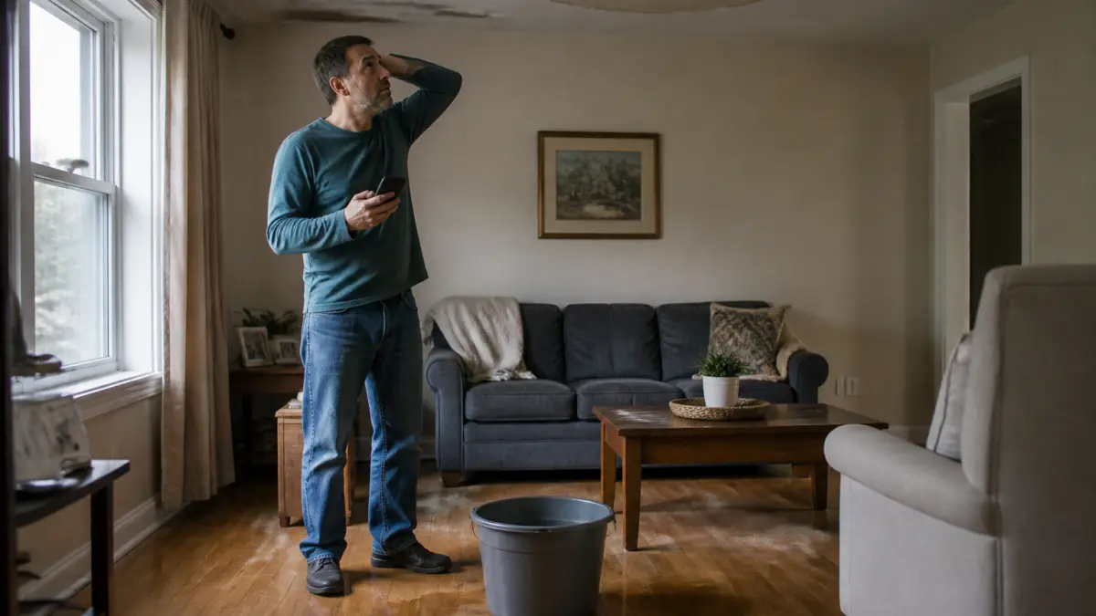 Fuite de toiture après l'achat d'une maison : quels recours ?