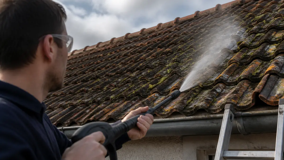 Nettoyeur haute pression sur la toiture : bonne ou mauvaise idée ?