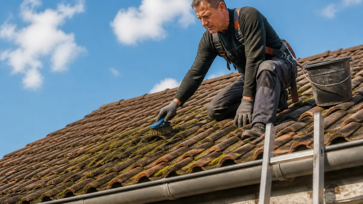 Comment nettoyer sa toiture sans l'abîmer ?
