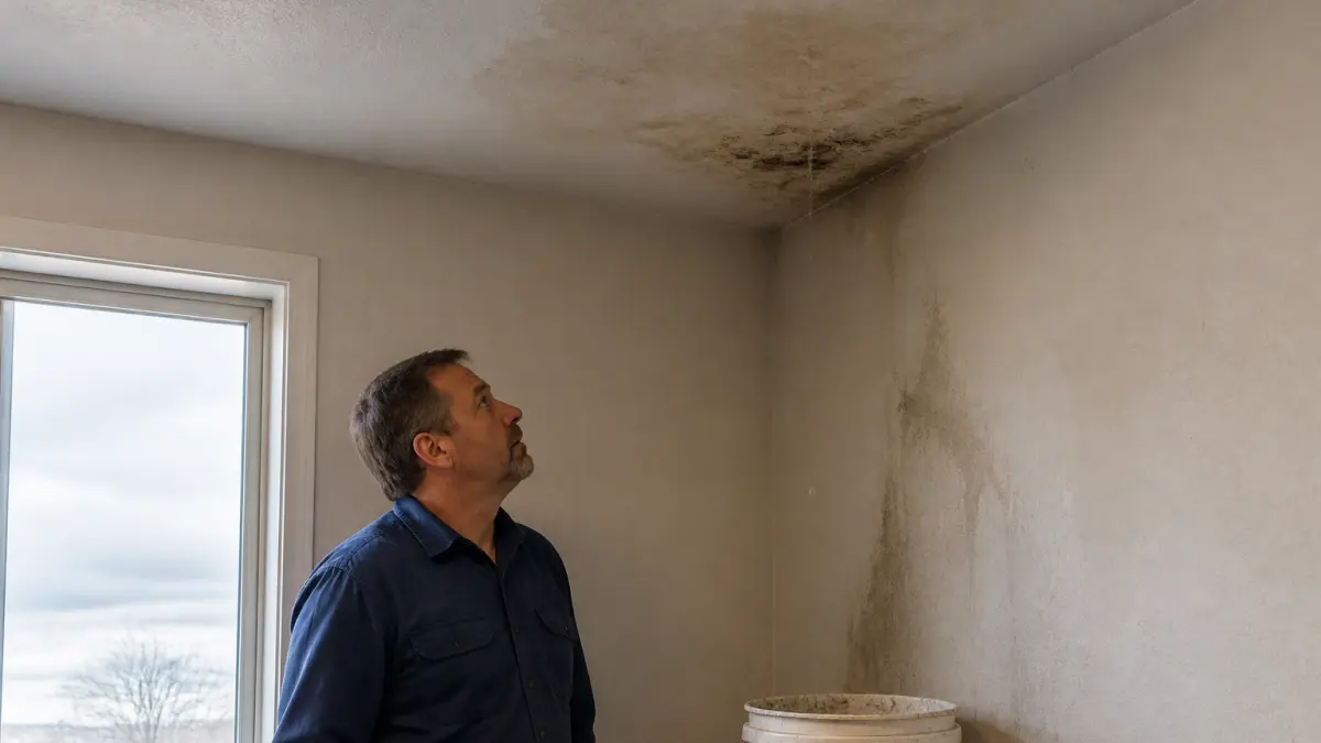Infiltration d'eau par le toit : causes et solutions