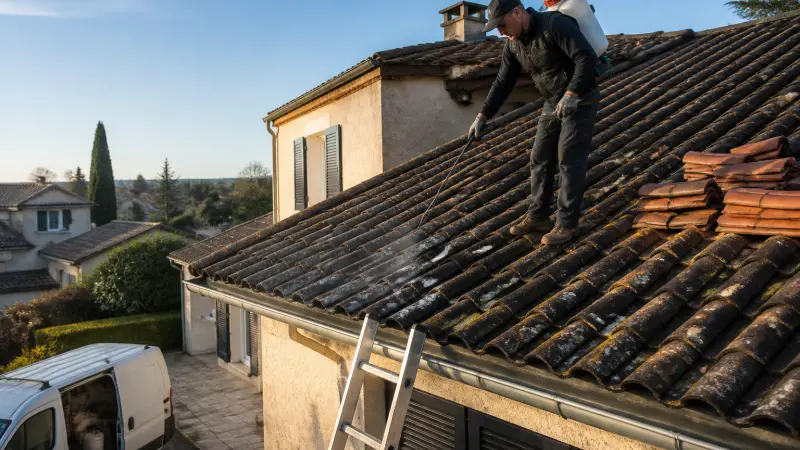 Quel est le prix d'un démoussage de toiture ?
