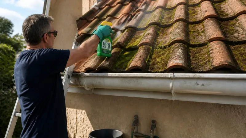 Quel produit de démoussage choisir pour ses tuiles ?